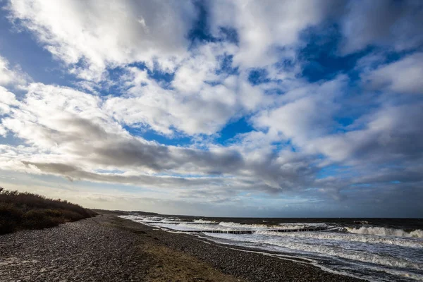Baltic Sea Beach Winter — Stock Photo, Image