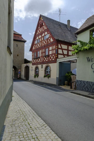 Sommerach Main Kitzingen District Κάτω Φραγκονία Βαυαρία Γερμανία — Φωτογραφία Αρχείου