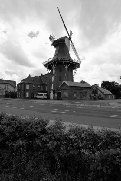 Dike Mill City Norden Distrikt Aurich Niedersachsen Tyskland — Stockfoto