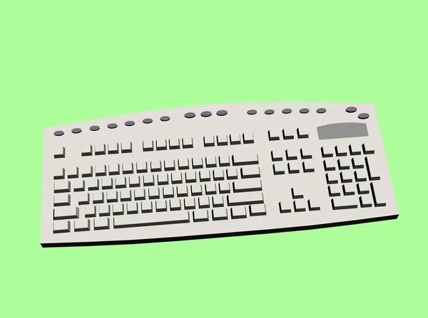 Klavye Tuşları Bilgisayar Donanımı Aygıtı — Stok fotoğraf