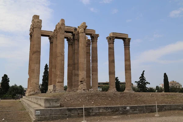 Tempel Der Olympischen Zeus — Stockfoto