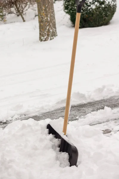 Sgombero Neve Dopo Crollo Invernale — Foto Stock