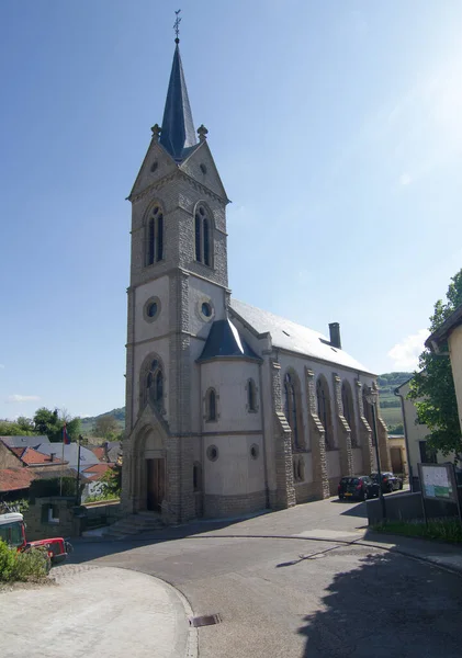 Naturskön Över Kyrka Och Arkitektur Detaljer — Stockfoto