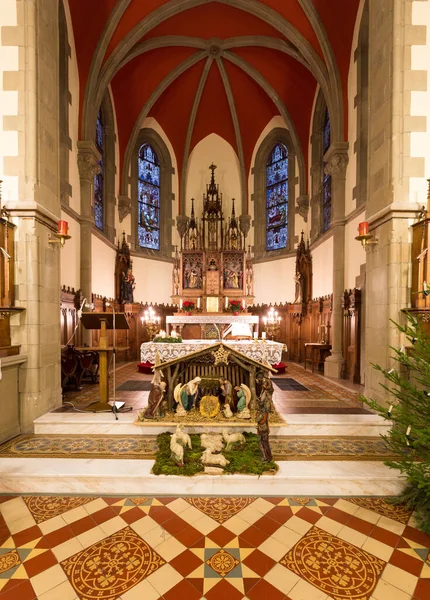 Vista Panorâmica Igreja Detalhes Arquitetura — Fotografia de Stock