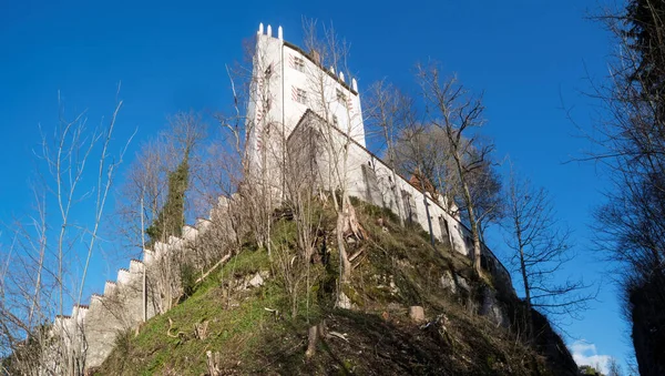 Malerischer Blick Auf Die Majestätische Mittelalterliche Burgarchitektur — Stockfoto