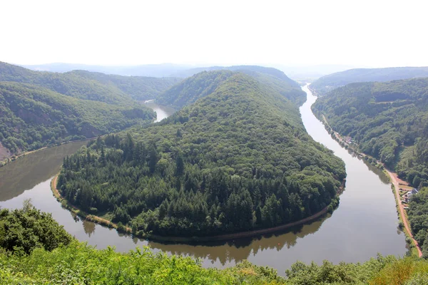 Saar Döngüsü Yazın Saarland Almanya — Stok fotoğraf