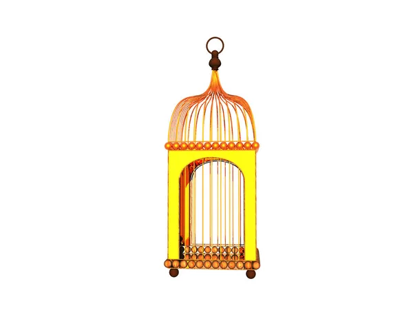 Vector Illustration Bird Cage — Stock Photo, Image