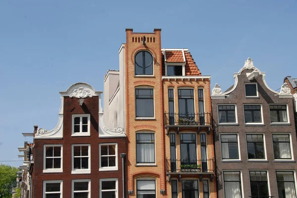 Amsterdam Half Timbered Houses — Stock Photo, Image