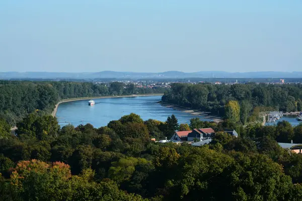 Speyer Katedrali Nden Ren Nehri — Stok fotoğraf