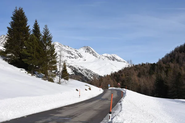 Staller Sattel East Tyrol Defereggen Pass Road Road Defereggen Valley — Foto de Stock