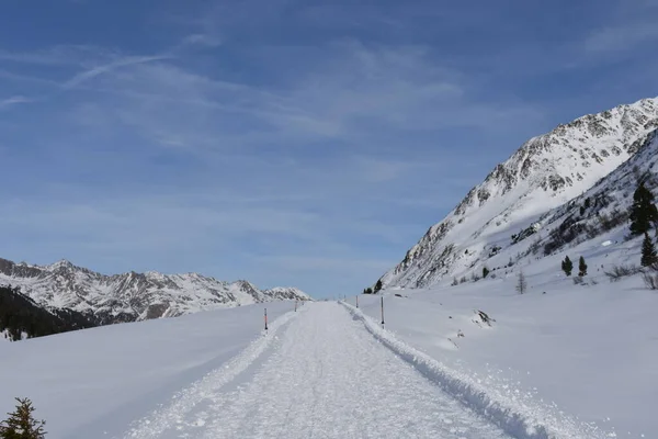 Ski slope,cross-country ski run,Staller Sattel,East Tyrol,hiking trail,road,pass road,trail