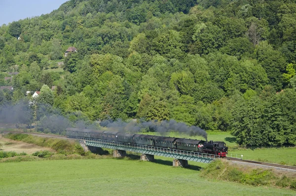 Museum Ferrovia Nella Valle Del Wiesent Svizzera Franconiana — Foto Stock