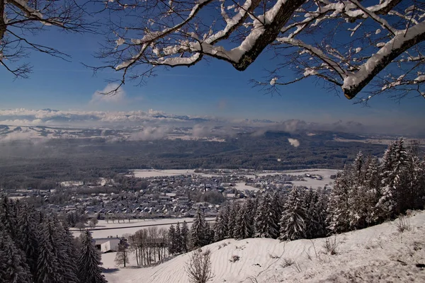 Cabane Montagne Dans Les Alpes Allgu — Photo