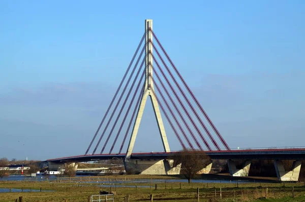 Puente Del Rin Inferior Wesel — Foto de Stock