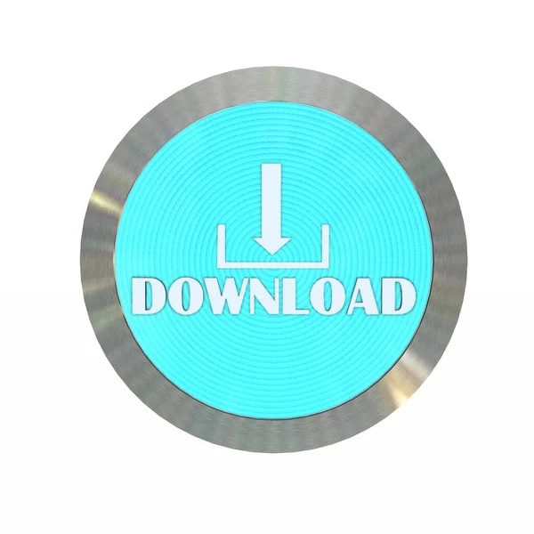 Free Download Button Illustration — Stock Photo, Image