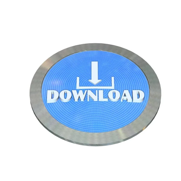 Free Download Button Illustration — Stock Photo, Image