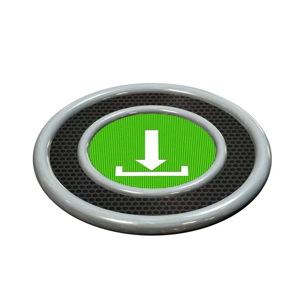 Free Download Button Illustration — Stock Photo, Image