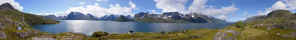 Norwegen Auf Naturlandschaft Hintergrund — Stockfoto