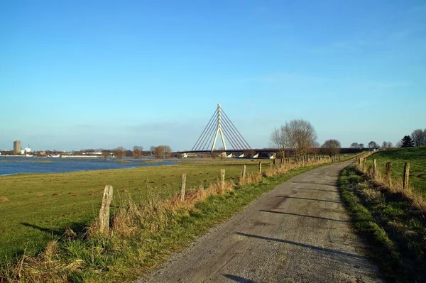 Neder Rijnbrug Wesel — Stockfoto