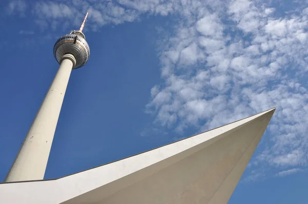 Funkturm Berlín Alemania Capital Brd Gran Ciudad Torre Alexanderplatz Alex — Foto de Stock