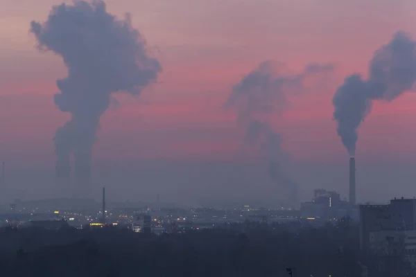 View from the Peterstirn with its vineyards to the industrial city of Schweinfurt and its surroundings in the Main Plain,Lower Franconia,Bavaria,Germany