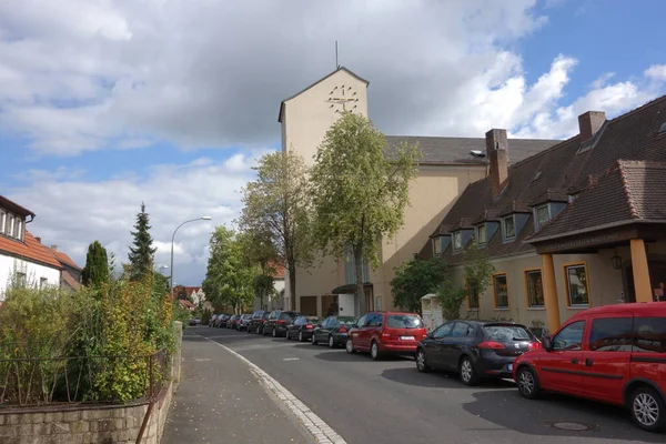 Schweinfurt Gartenstadt Нижняя Франкония Бавария Германия — стоковое фото