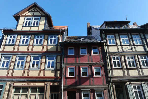 Arquitectura Entramado Madera Wernigerode Resina —  Fotos de Stock