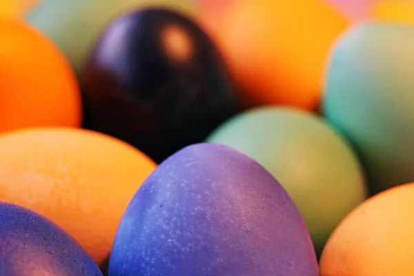 Coloured Easter Eggs Background — Stock Photo, Image