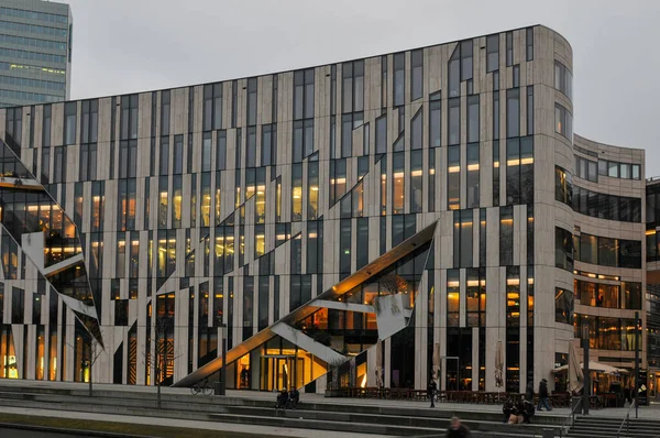 Ett Modernt Hus Düsseldorf — Stockfoto