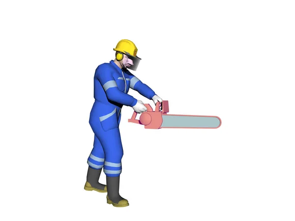 Render Plumber Wrench — Stock Photo, Image