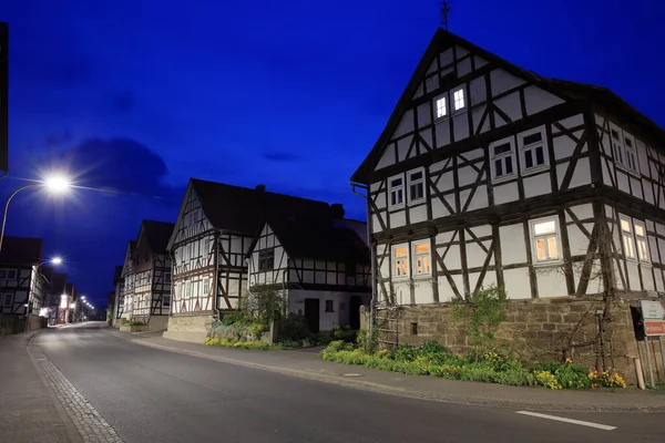 Historic Half Timbered Houses Hesse — Stock Photo, Image