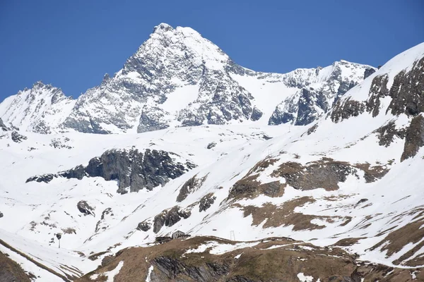 Dağ Sırası Doğu Tirol Avusturya Kals Grossglockner — Stok fotoğraf