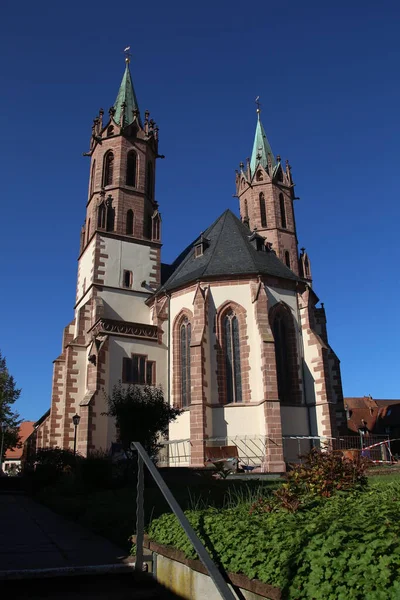 Vista Panoramica Della Vecchia Chiesa — Foto Stock