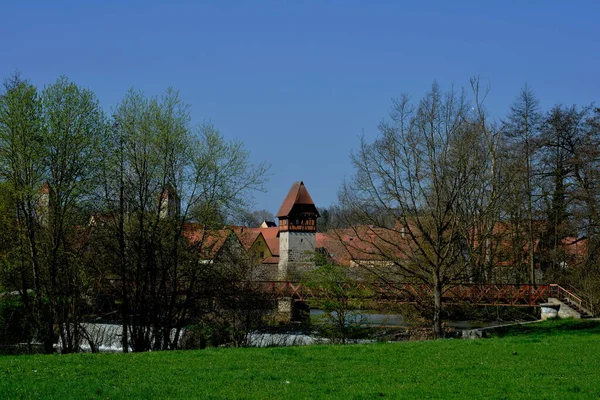 Vista Sul Parco Primavera — Foto Stock