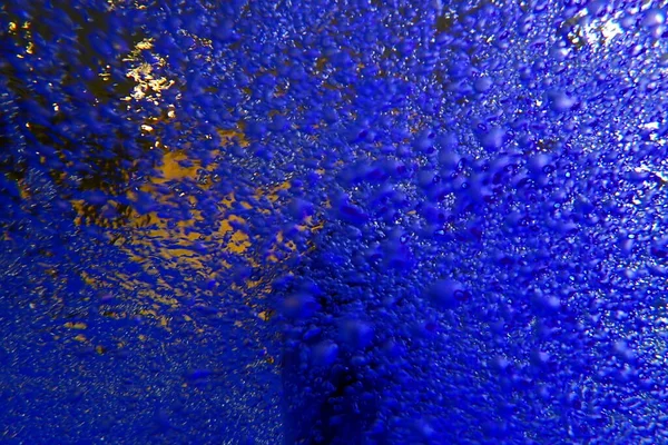 Abstrakter Blauer Hintergrund Mit Blasen — Stockfoto