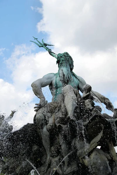 Fonte Neptuno Berlim — Fotografia de Stock