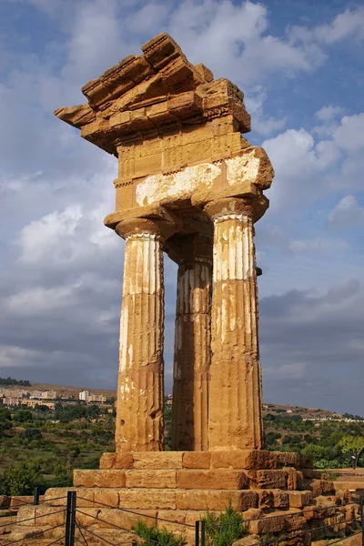 Valle Dei Templi Agrigento Sicilia — Foto Stock