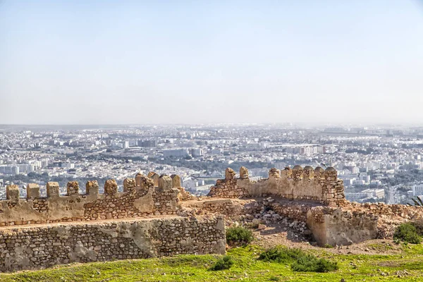 Vista Desde Una Montaña Ciudad Portuaria Africana Agadir Marruecos —  Fotos de Stock