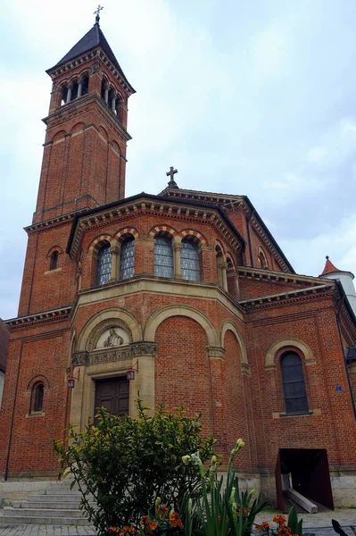 Vue Panoramique Vieille Église — Photo