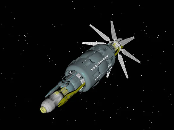 Проектування Космічного Корабля Перевезення Шатлів — стокове фото