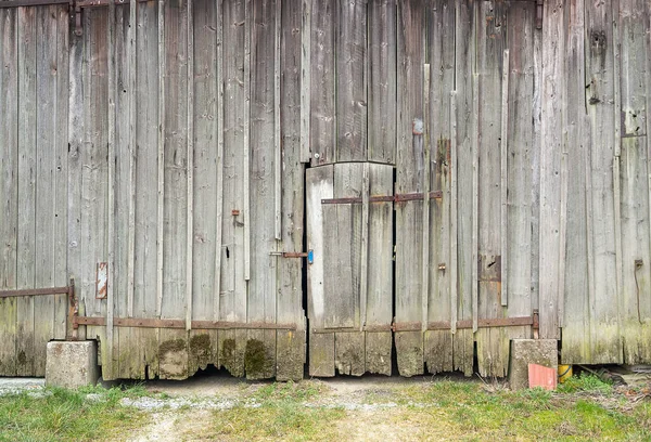 Detalj Nedbrunnen Gammal Trälada Södra Tyskland — Stockfoto