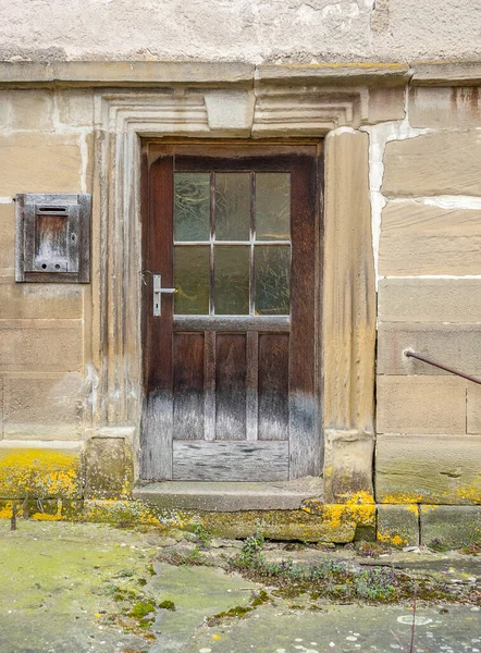 Puerta Una Antigua Granja Sur Alemania — Foto de Stock