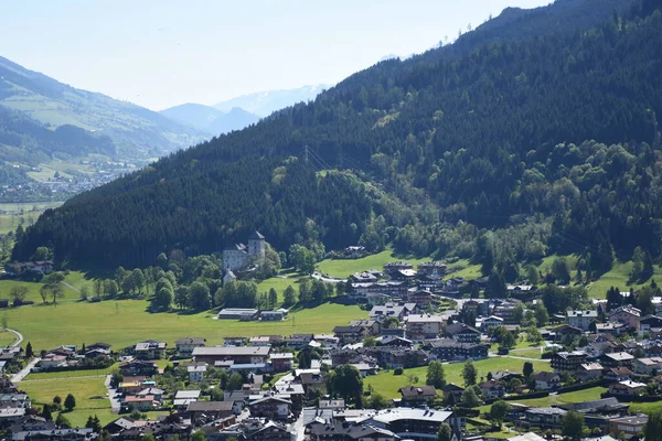 Kaprun Falu Zell See Nyaralás Régió Turizmus Gleccser Téli Sportok — Stock Fotó