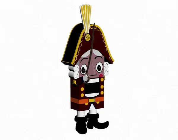 Desenho Animado Imagem Pirata — Fotografia de Stock