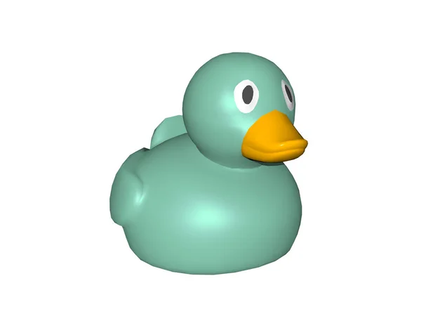 Rubber Duck Toy White Background — Stock Photo, Image