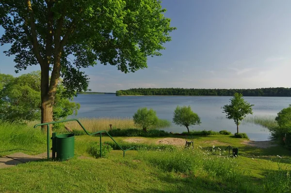 Vista Schaalsee Perto Darkersbay Ducado Lauenburg Schleswig Holstein — Fotografia de Stock