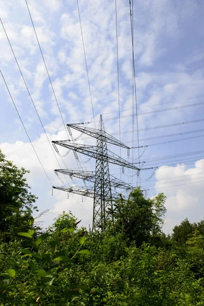 High Voltage Lines High Voltage Mast Royalty Free Stock Photos