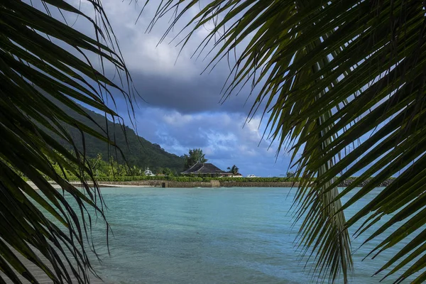 Seychelles Silhouette Island Hotel Belle Tortue Beach Anse Passe — Stock Photo, Image