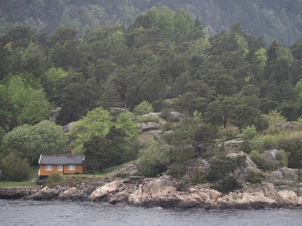 Oslo Capitale Norvège Trouve Sur Côte Sud Pays Tête Oslofjord — Photo