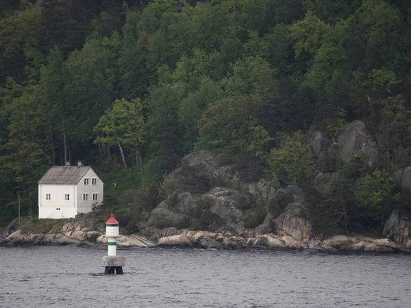 Oslo Capitale Della Norvegia Trova Sulla Costa Meridionale Dei Paesi — Foto Stock